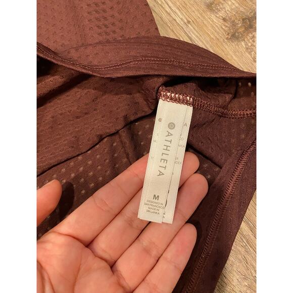 Athleta Womens Chi Dot Mesh Train Tank Top Size Medium - Picture 6 of 12